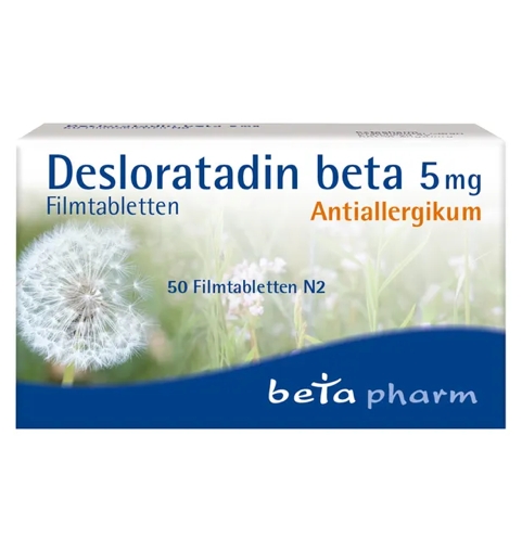 Produktbild Desloratadin beta 5mg Filmtabletten